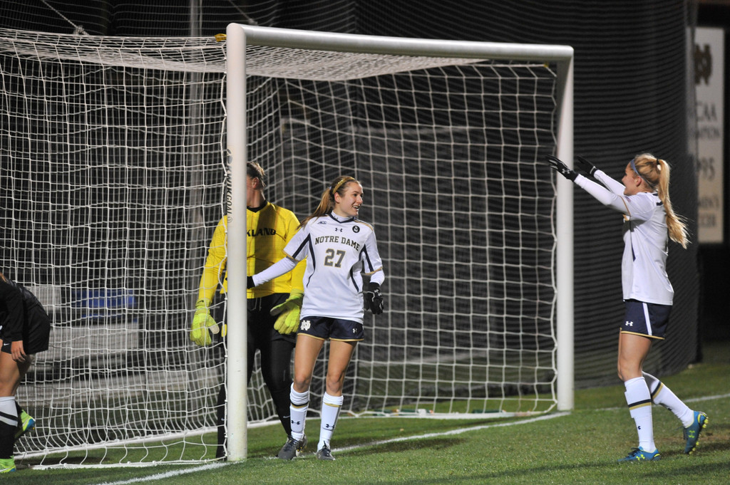 NCAA Soccer Championship Round 1 - Notre Dame vs. Oakland