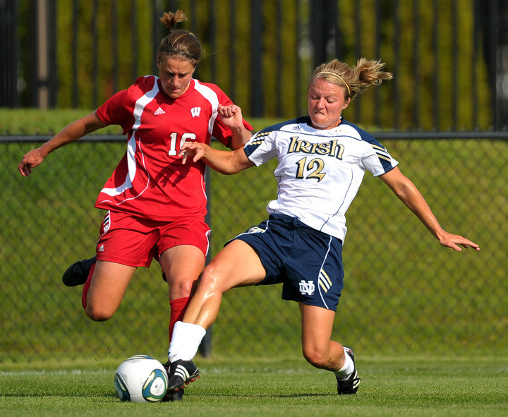 #1/2 Irish To Face Two Ranked Opponents This Weekend At Carolina Classic Senior defender/tri-captain Jessica Schuveiller has not missed a match in her four-year career, starting all 79 contests to date, including last year's 4-1 win at North Carolina in the third round of the NCAA Championship (when she scored what proved to be the match-winning goal in the 33rd minute).