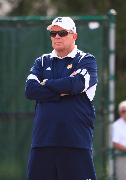 Former Notre Dame men's tennis head coach Bobby Bayliss.