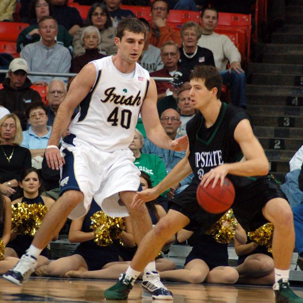 Luke Zeller and the Fighting Irish will battle Ohio State on Saturday at Lucas Oil Stadium in Indianapolis.