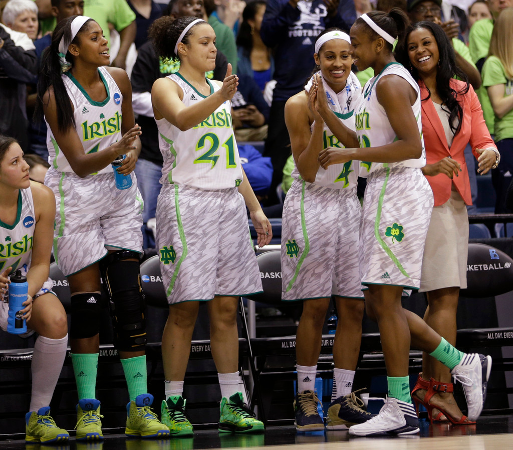 #2 Irish Down Kansas, 93-63 To Reach NCAA Elite Eight (AP)