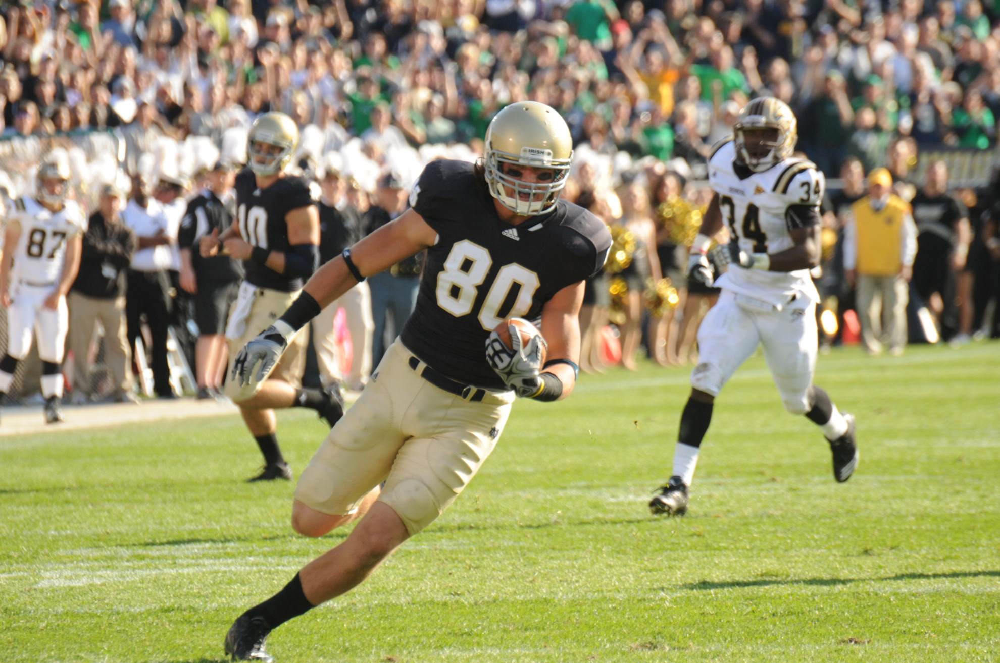 Newest Member of Tight End U Notre Dame Western Michigan