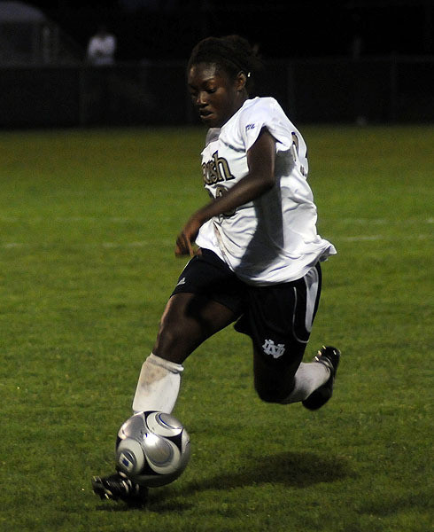Irish Blast Past Rutgers, 1-0, In A Battle Of Top-10 Ranked Teams Jazmin Hall assisted on Lauren Fowlkes' game-winning goal to notch her first career point with the Irish.