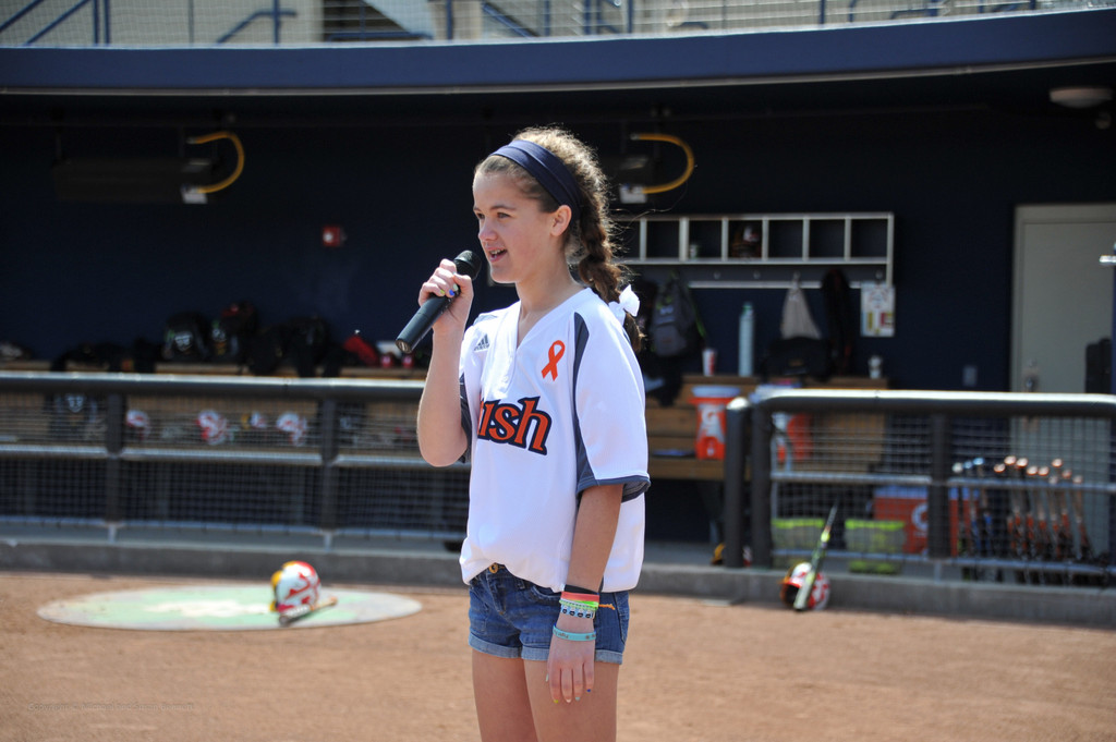 2014 Notre Dame Strikeout Cancer Doubleheader