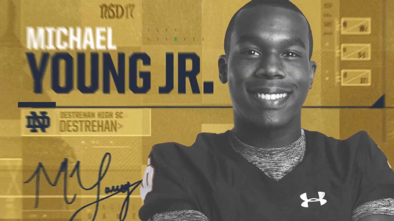 Michael Young Jr Highlights - Notre Dame Football - NSD17