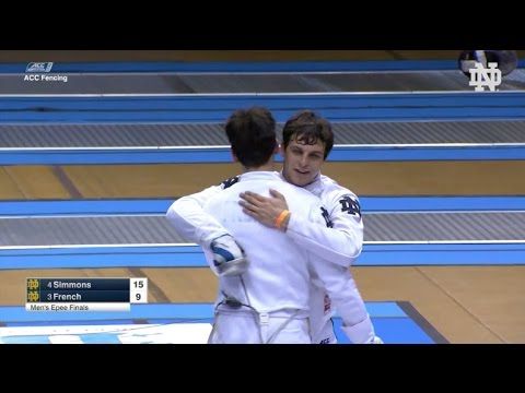 Notre Dame Men's Fencing Highlights - ACC Individual Championships