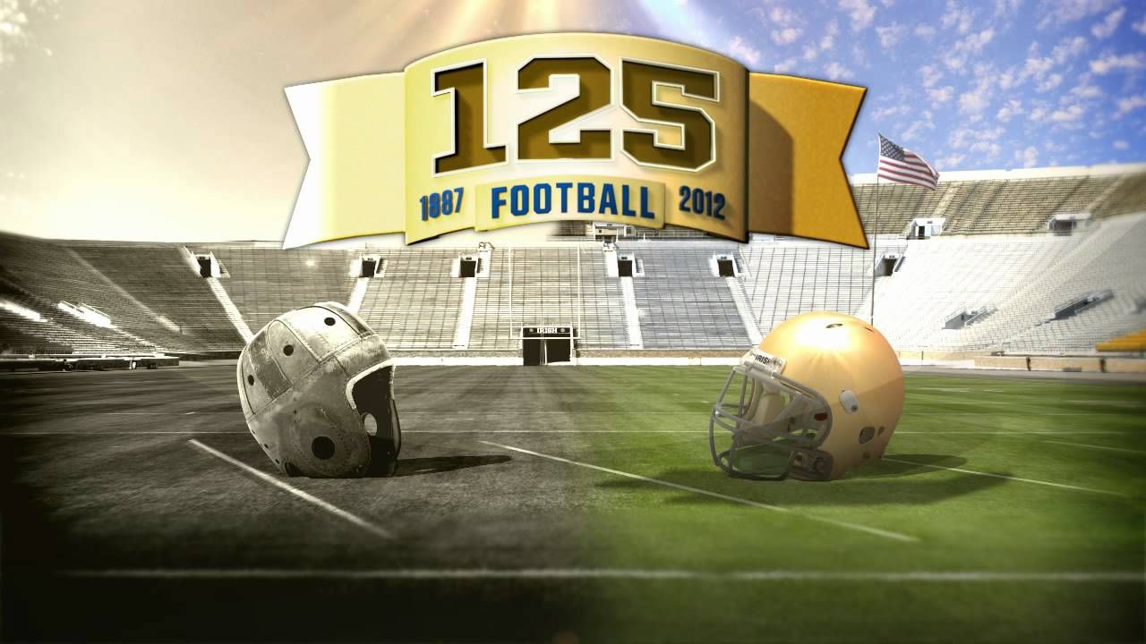 125 Years of Notre Dame Football - Opening Graphic