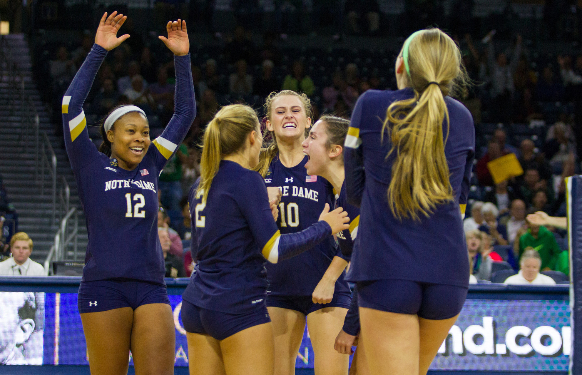 Irish Prevail In Five-Set Thriller Against #21 Florida State Irish Prevail In Five-Set Thriller Against #21 Florida State