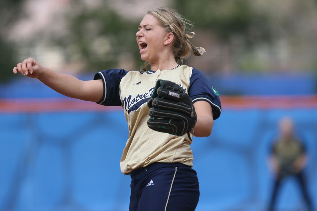 Brittney Bargar leads Notre Dame with an 11-5 record from the circle this season.