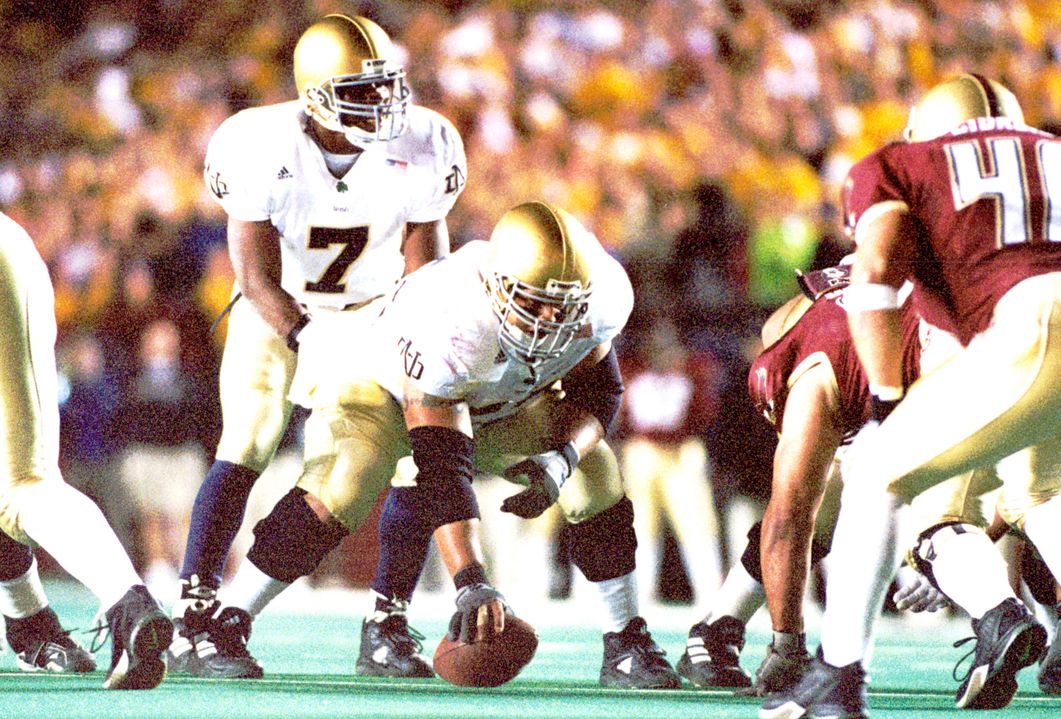 Jeff Faine started in all 35 games he played in during his Notre Dame career.