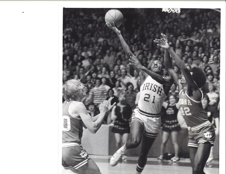 Ray Martin led the Irish in assists during the 1976-77 season.