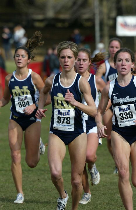 Senior Loryn King is one of two upperclassmen who will compete for the Irish women's cross country team Friday at the season-opening Crusader Invitational.