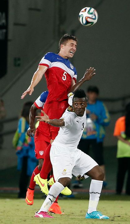 Matt Besler was subbed out at halftime, but he and the U.S. kept Ghana off the scoreboard in the opening half.