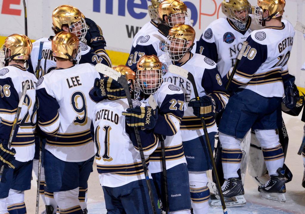 Notre Dame Men's Ice Hockey v Ohio State on 03-23-2013