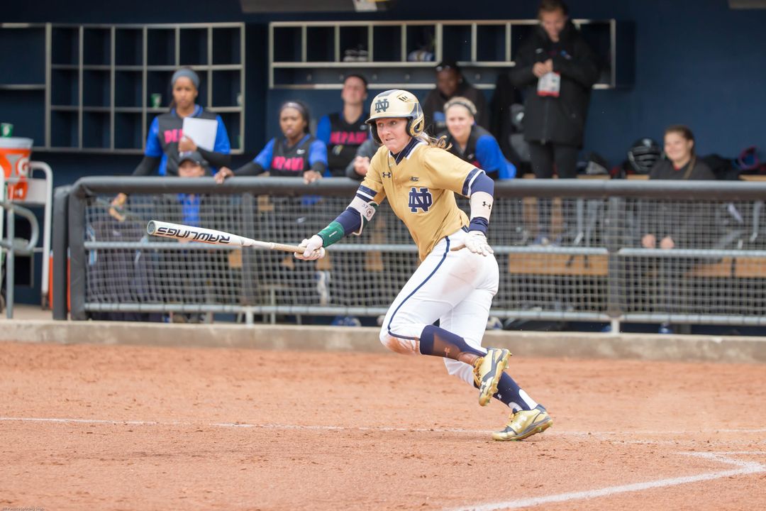 Ali Wester's two-run single in the third inning was not enough for Notre Dame to overcome a late Miami rally on Friday at the NCAA Ann Arbor Regional