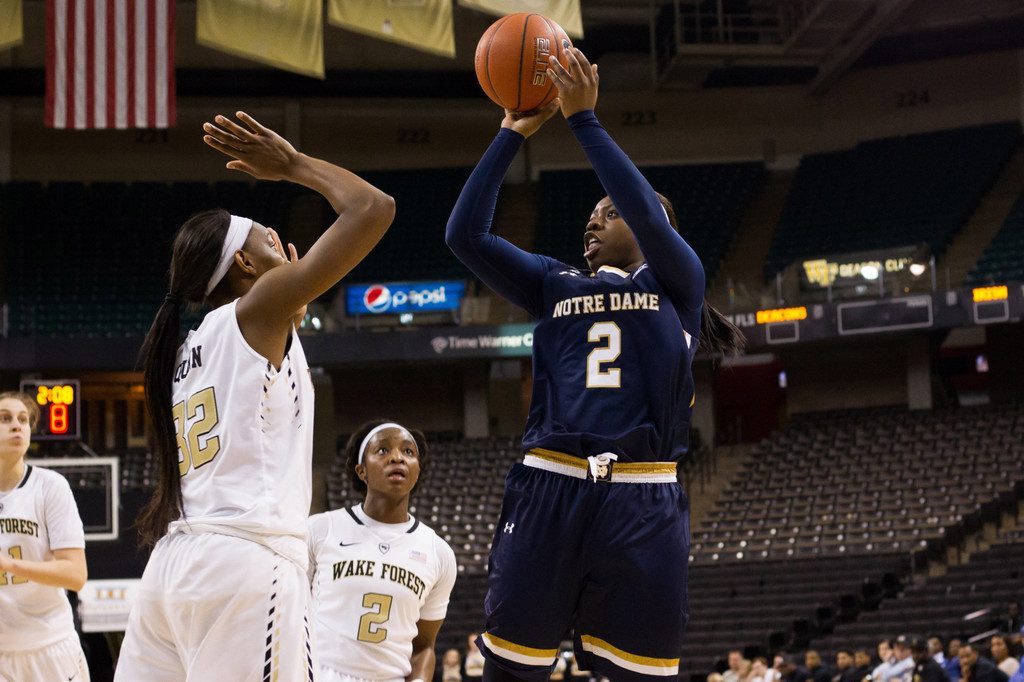 No. 2 Notre Dame, 86 vs. Wake Forest, 52