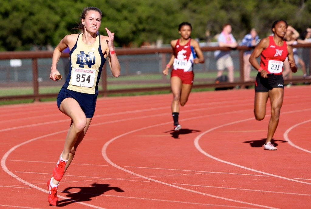 Four Notre Dame Athletes Win Events At Border Battle VE0A5034