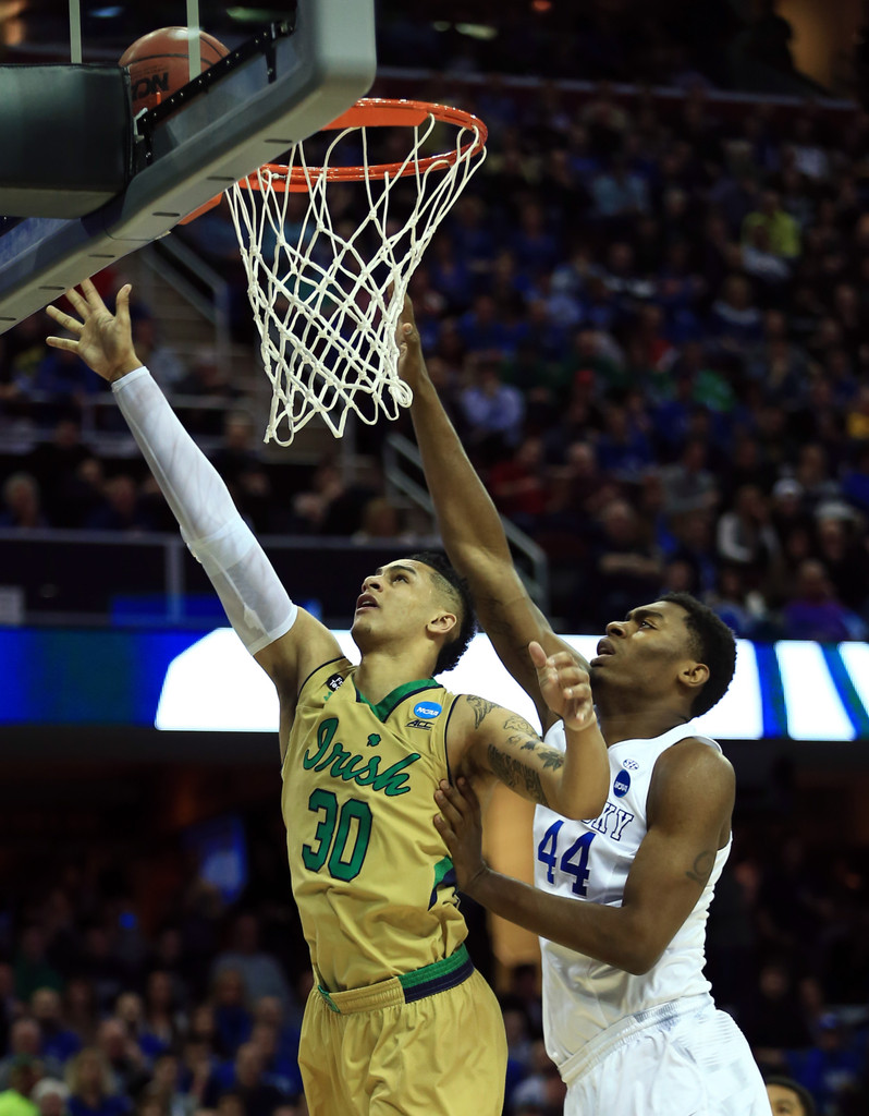 NCAA Men's Elite Eight: Notre Dame vs. Kentucky