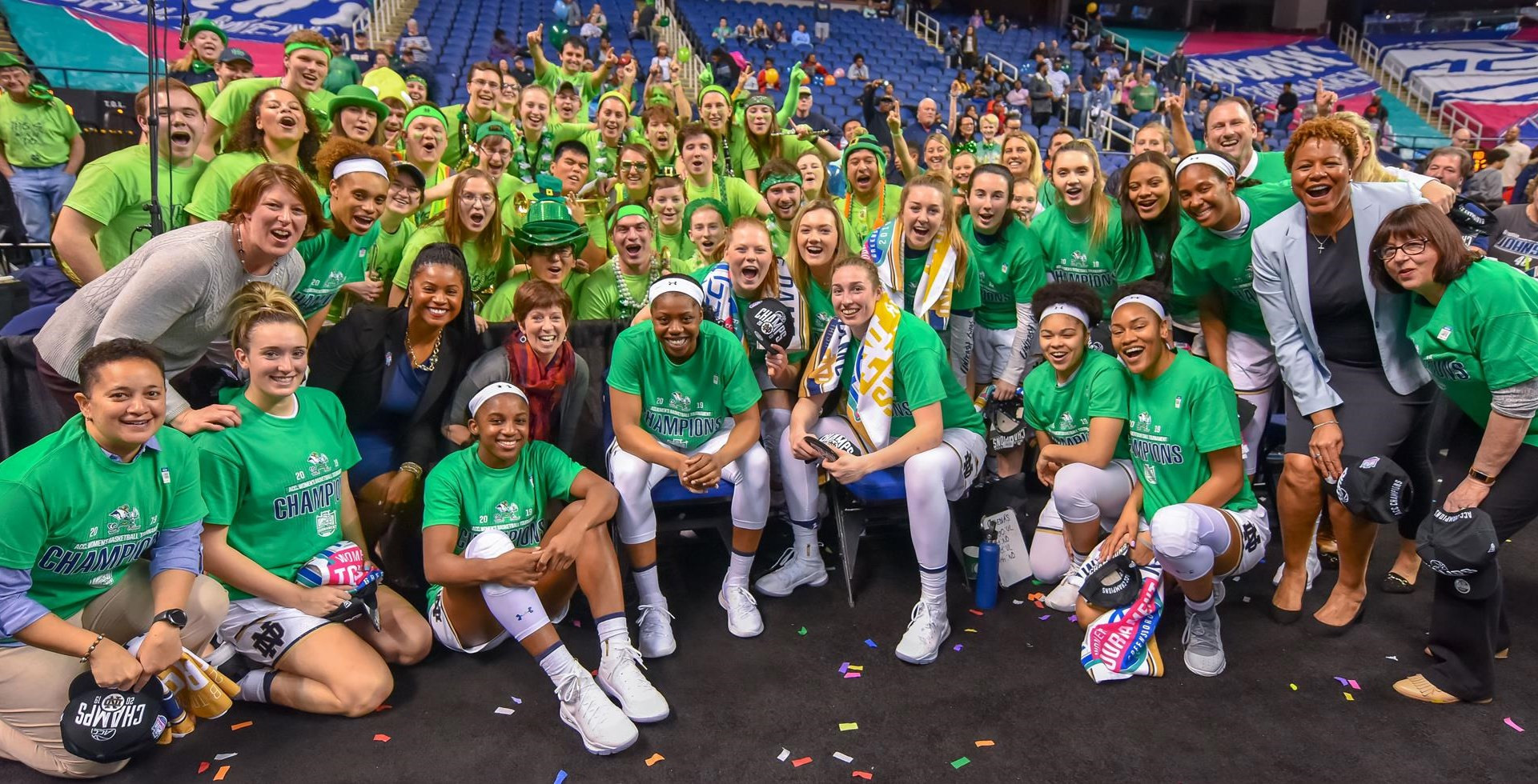 Notre Dame Earns No. 1 Seed in Chicago Region Team with band