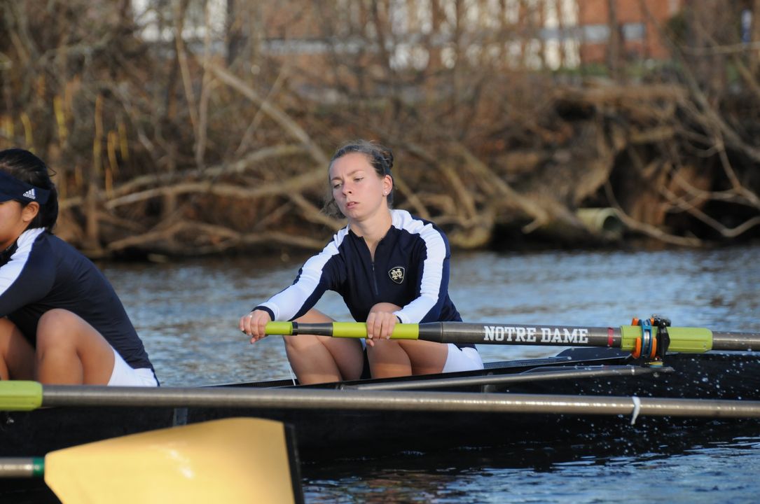 Andrea Archer and the varsity four boat are one of four Irish boats looking for petite final gold. The novice eight boat will look to secure grand final gold for the Irish.