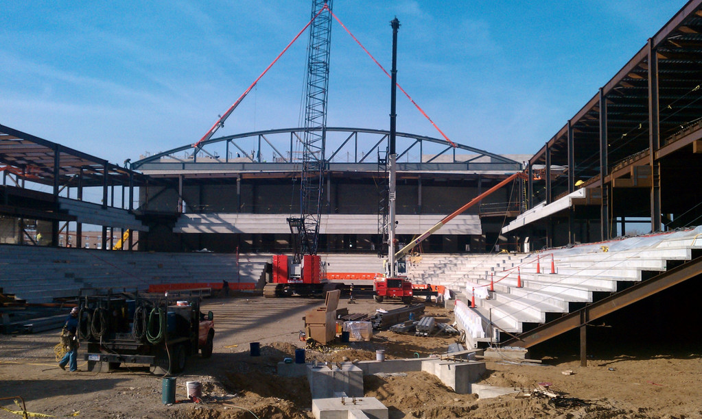 Construction Update on Compton Family Ice Arena - November 10, 2010