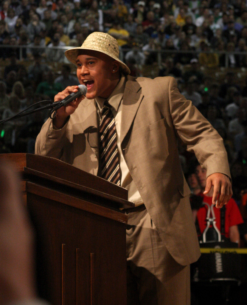 Pep Rally for Pitt game, Halloween 2008