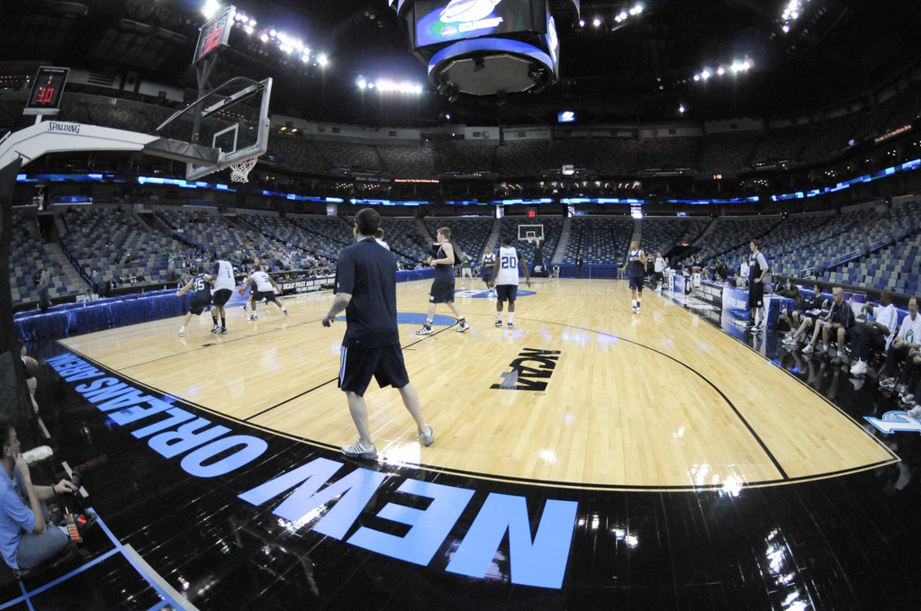 NCAA First Round Practice (AP)