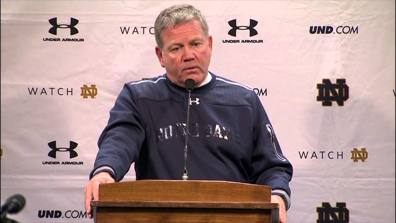 Brian Kelly Post Game Press Conference - Northwestern