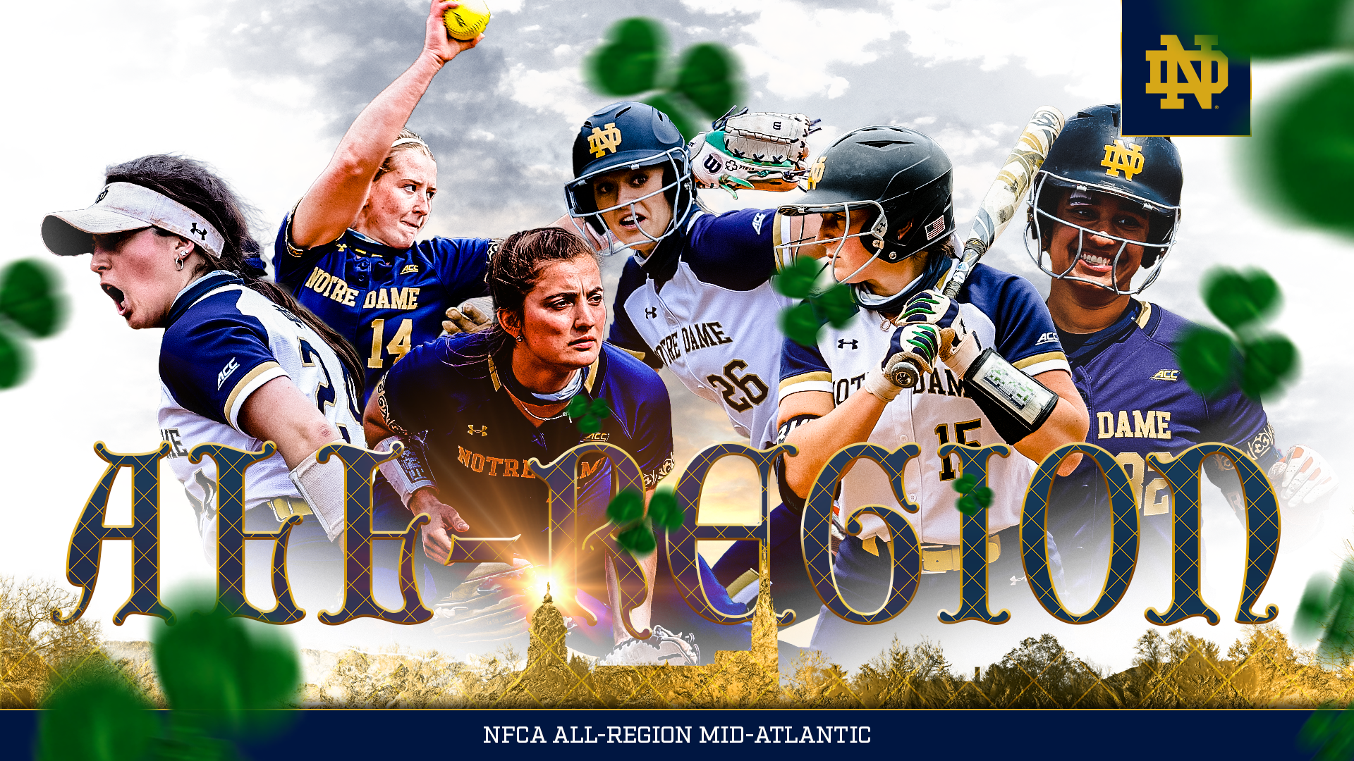 Six Irish Earn NFCA All-Region Honors Six Irish Earn NFCA All-Region Honors