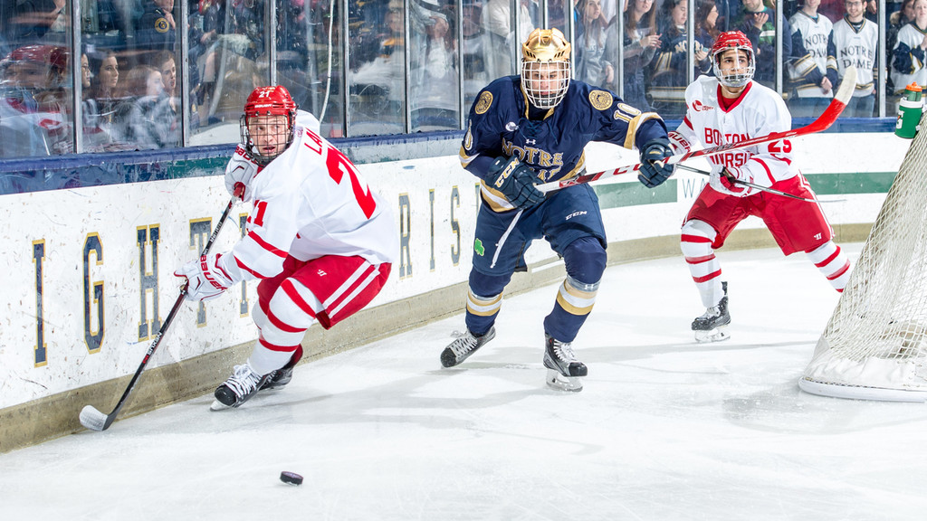Notre Dame vs. Boston University Hockey 2/26