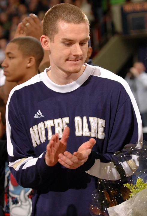 Colin Falls ranks as the Notre Dame and BIG EAST Conference's career three-point field goals leader.