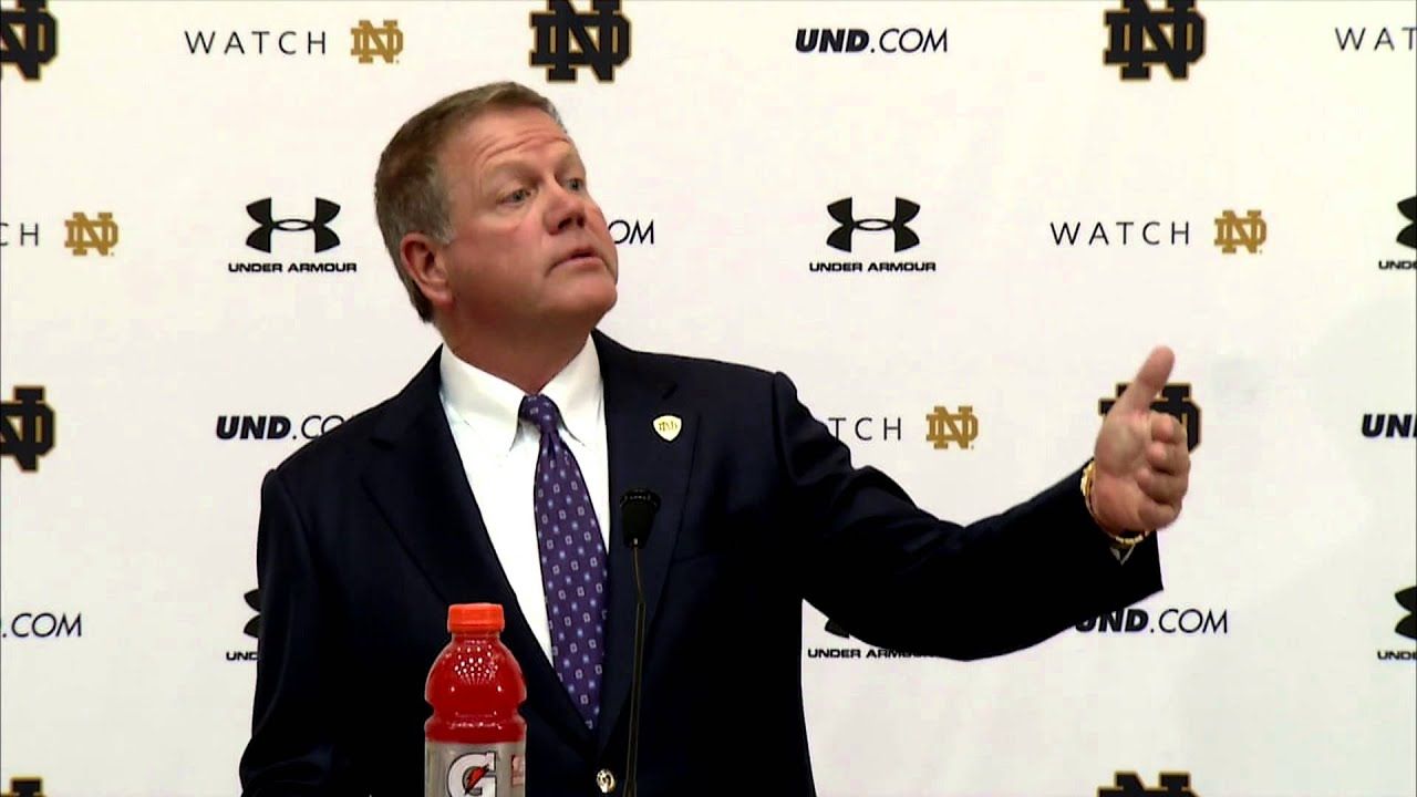 Brian Kelly Weekly Press Conference - Stanford