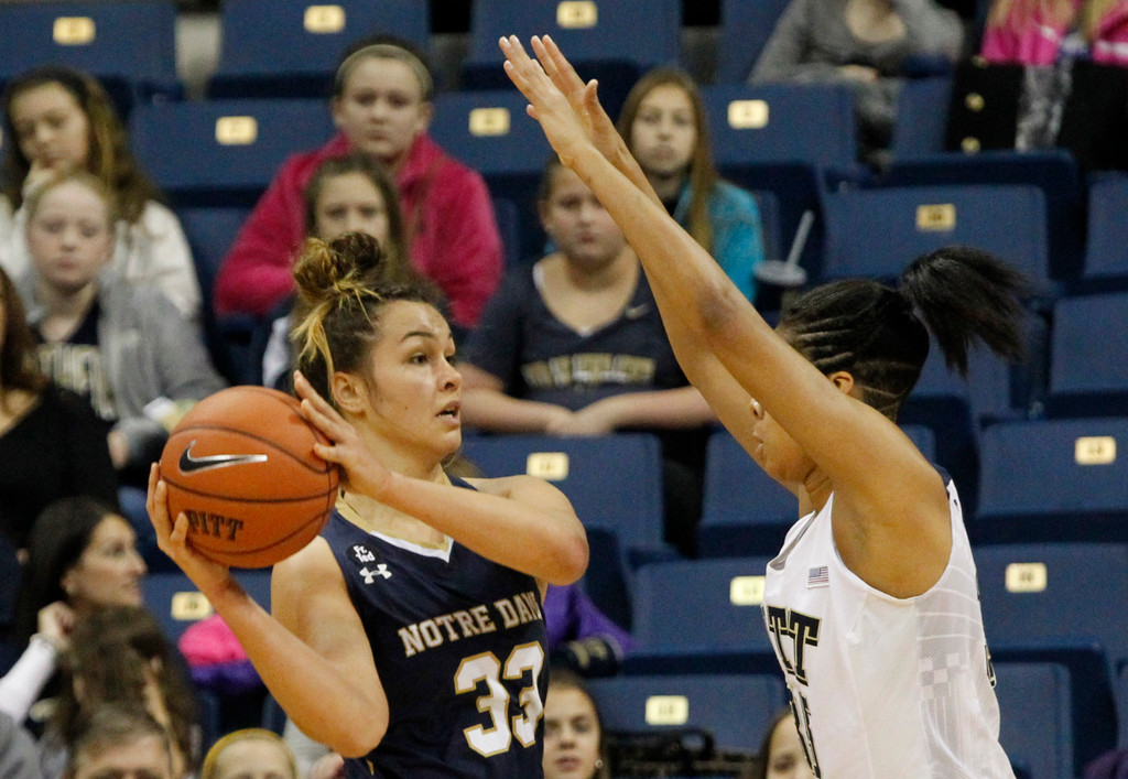 #3 Irish Top Pittsburgh, 65-55, for Muffet McGraw's 800th