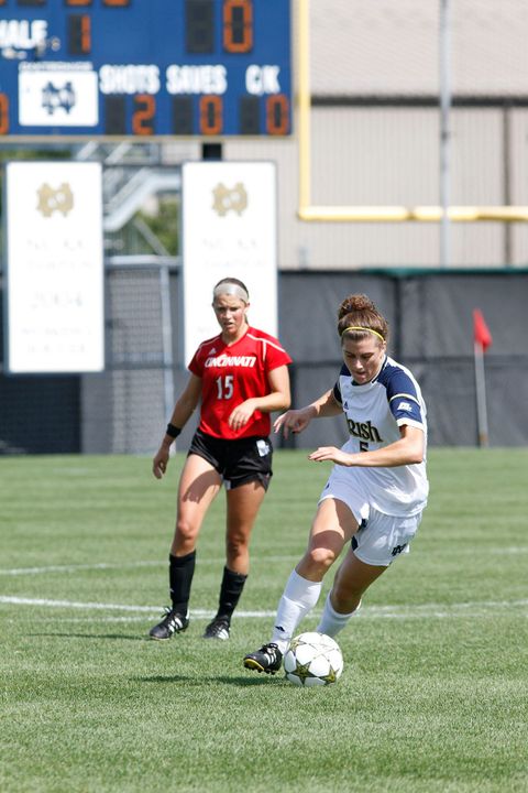 Cari Roccaro is the eighth Notre Dame freshman to earn NSCAA All-America honors (and the first since 2005), having been named to the NSCAA All-America Third Team, it was announced late Friday (Nov. 30) by the National Soccer Coaches Association of America.