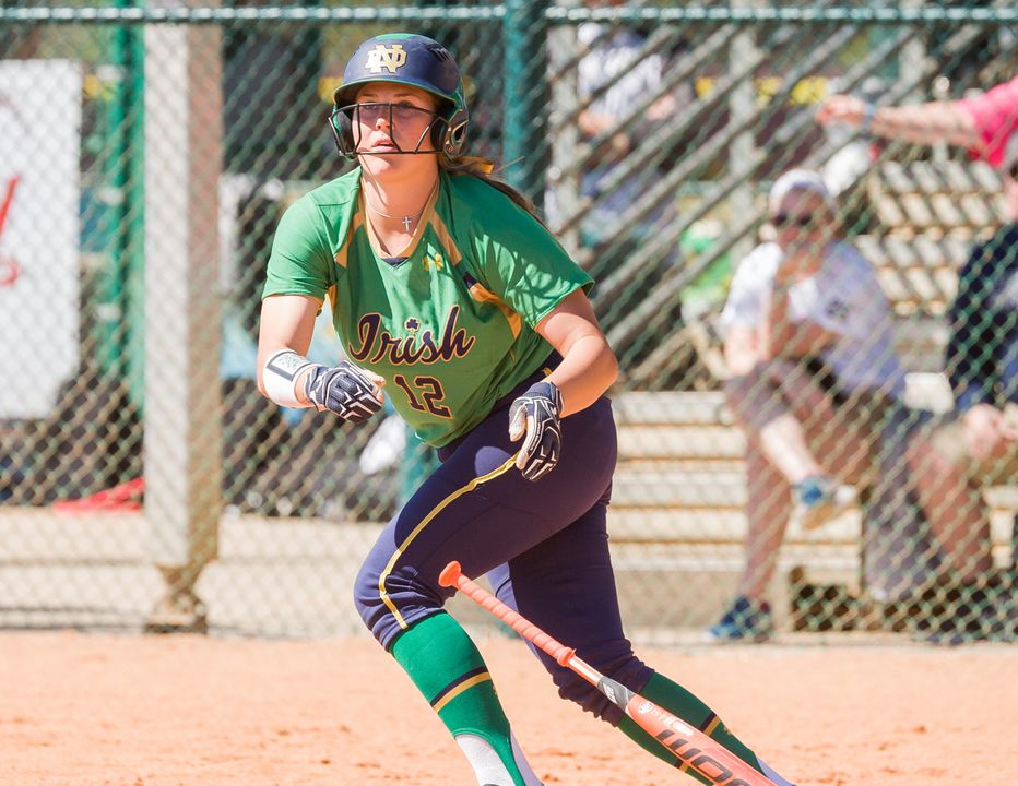 Megan Sorlie drove in the game-winning run for Notre Dame in an 8-0 shutout of DePaul on Wednesday