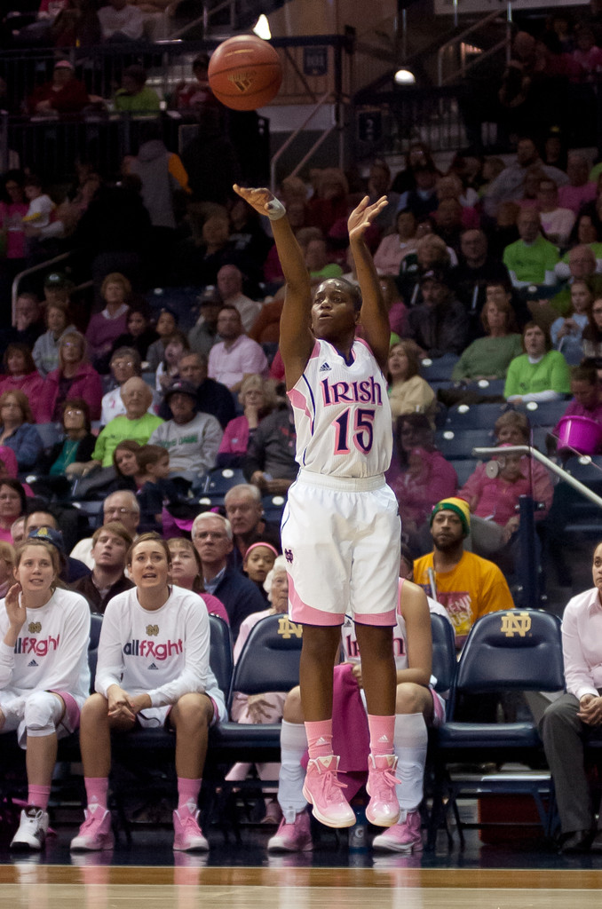 Notre Dame Women's Basketball tops Cincinnati on 02-02-2013