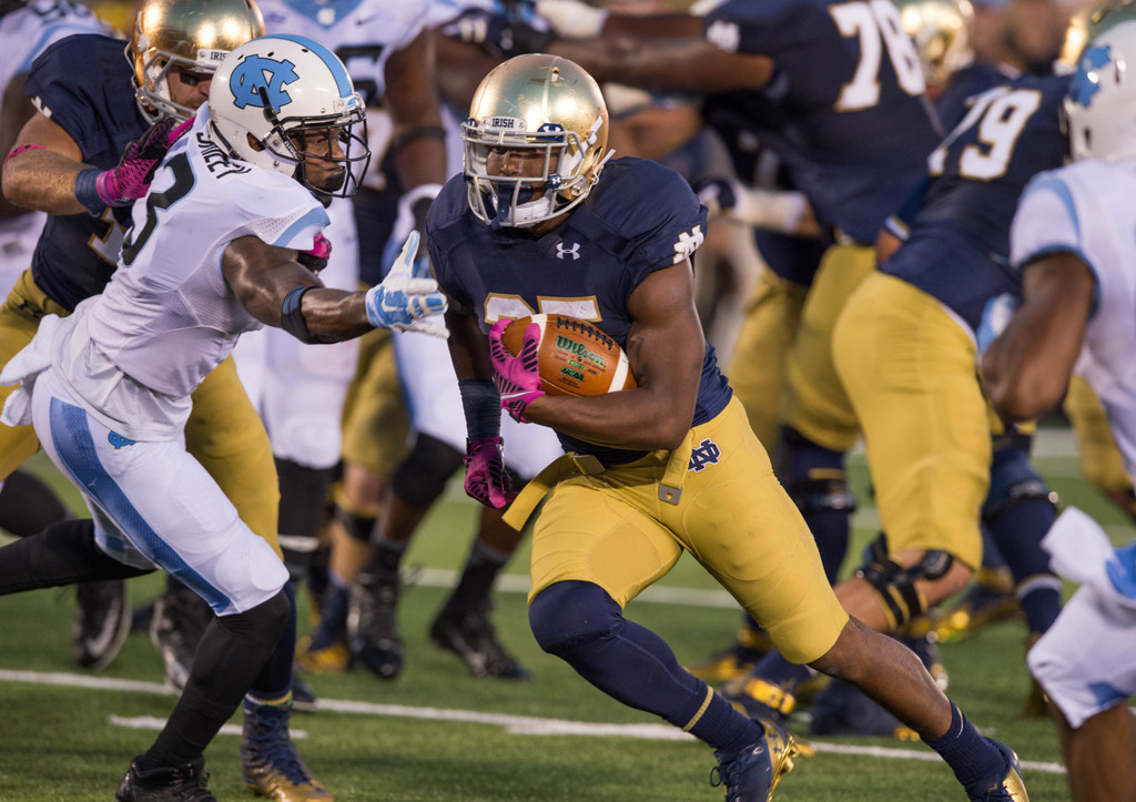 No. 6 Notre Dame Football vs. North Carolina