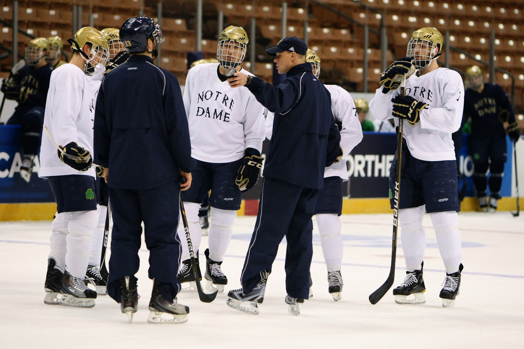 Notre Dame Hockey At The NCAA Hockey Northeast Regional