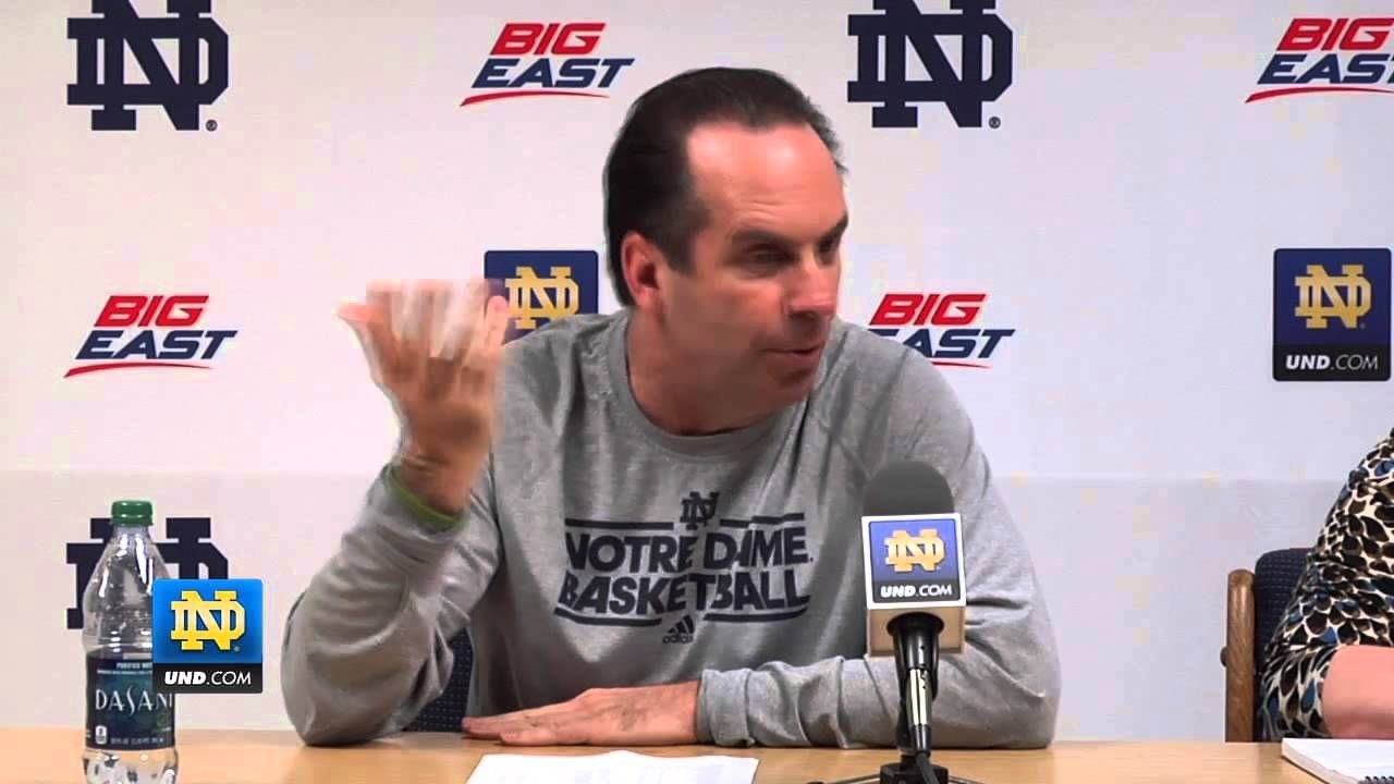 Mike Brey Press Conference January 8th, 2012
