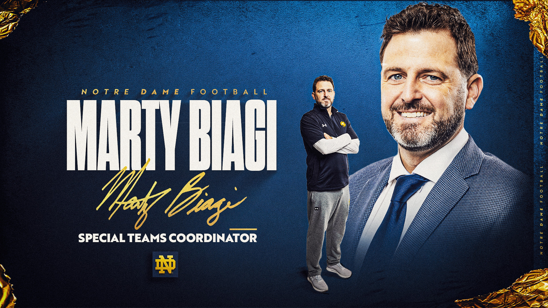 Marty Biagi Named Special Teams Coordinator Marty Biagi Named Special Teams Coordinator
