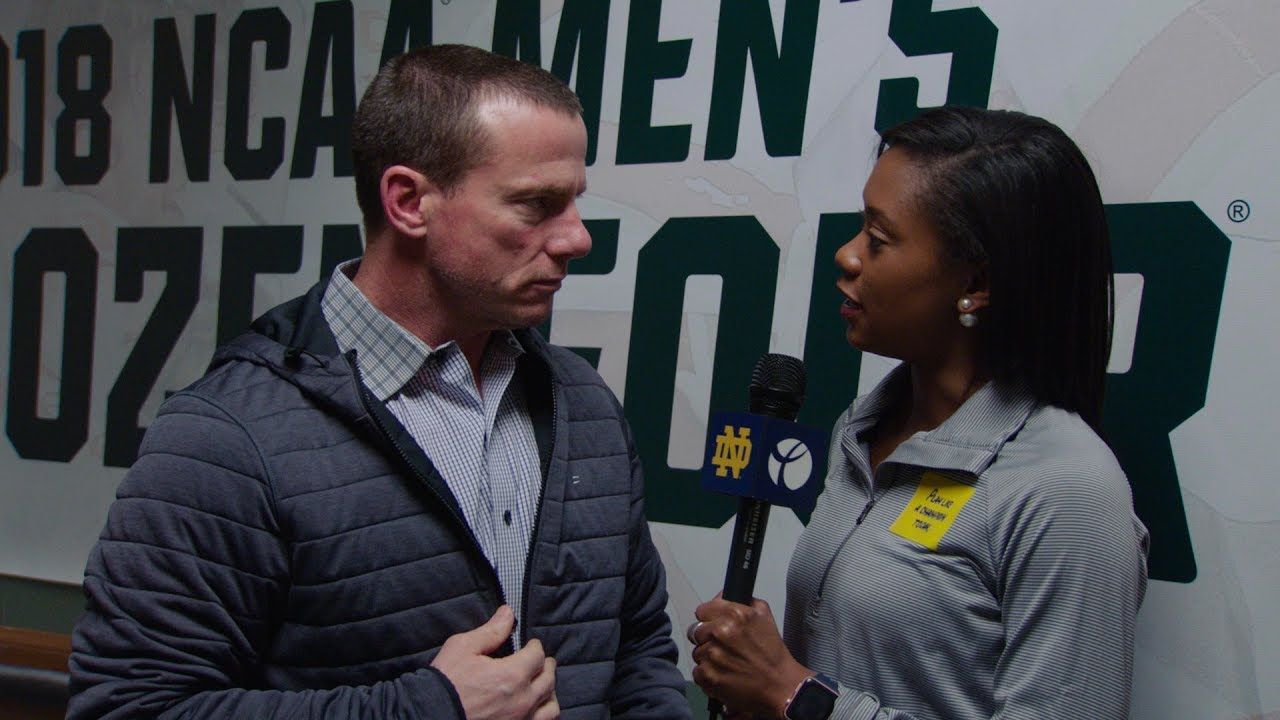 Exclusive 1 on 1: Quint Kessenich | @NDHockey vs. Michigan: Frozen Four Preview (2018)
