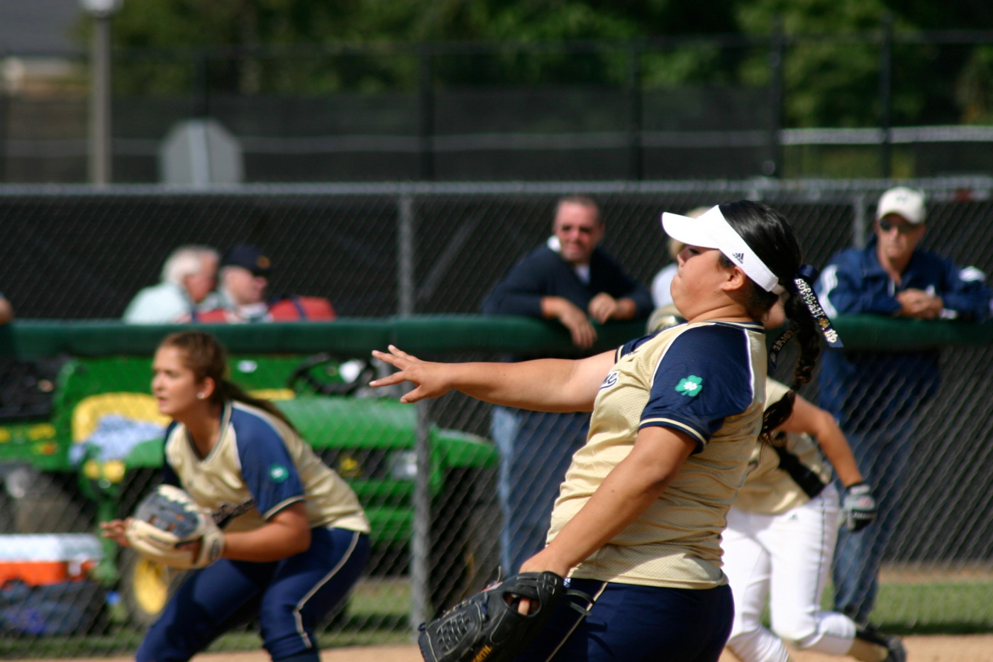 Softball Ends DePaul’s Conference Win Streak In Twinbill Split Notre Dame split with DePaul during its opening conference weekend.