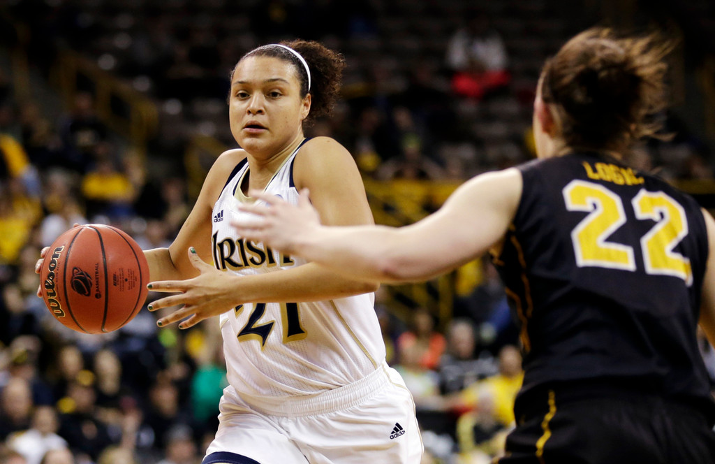 #2 Irish Overpower Iowa To Reach Sweet 16 (AP)