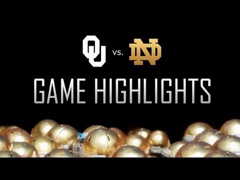 Notre Dame Football vs Oklahoma Highlights