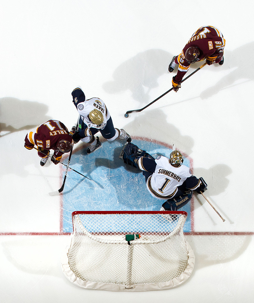 Irish Get Back On Winning Track With 4-1 Win Over Minnesota Duluth Steven Summerhays had a career-high 33 saves in the 4-1 win over Minnesota Duluth on Friday night.