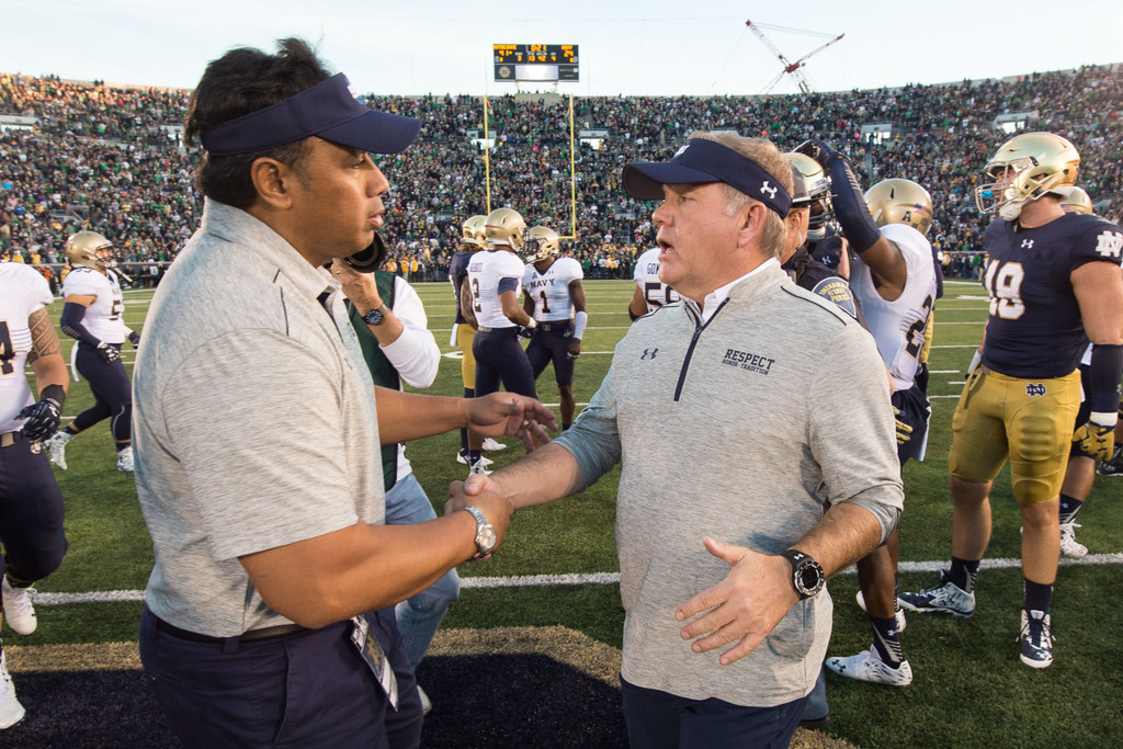 Notre Dame 41, Navy 24