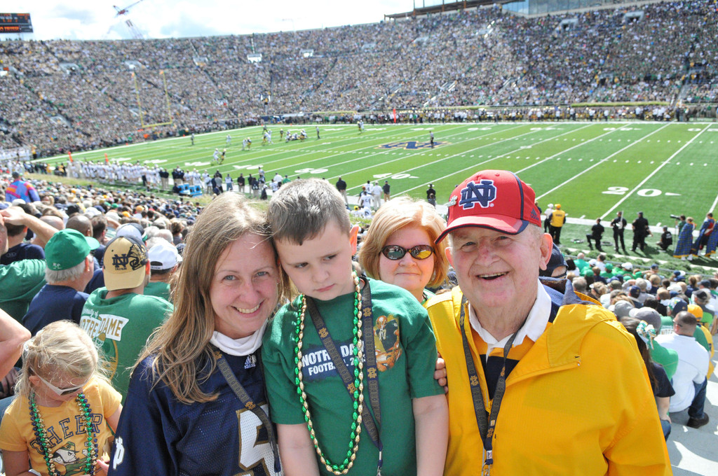 Bud Schmitt - Irish Football Super Fan