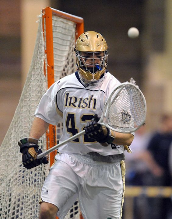 Scott Rodgers made 15 saves in the 11-7 win over Duke on Saturday.