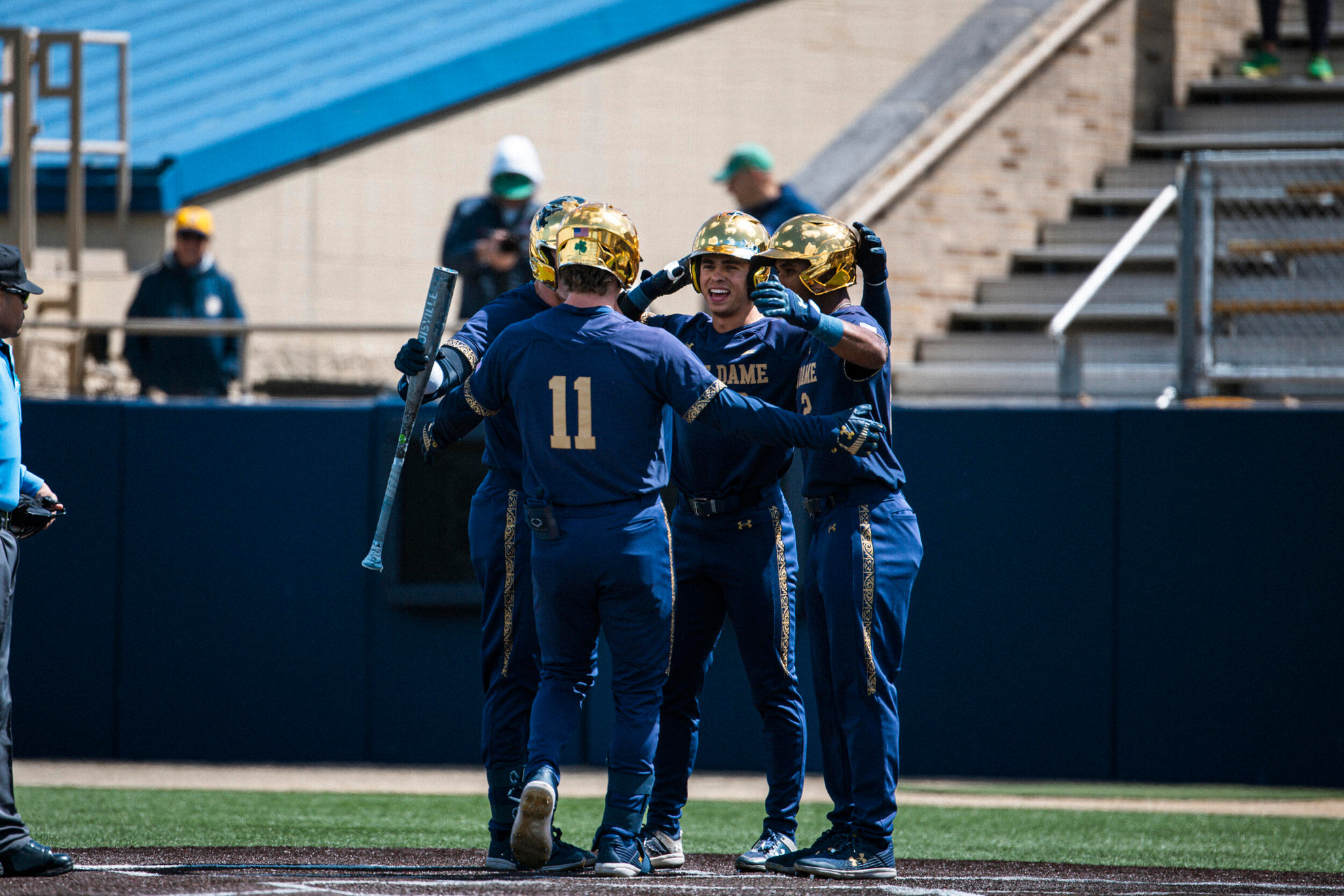 Notre Dame Rockets Past Toledo 8-2, Breaking Program Season Home Run Record Notre Dame Rockets Past Toledo 8-2, Breaking Program Season Home Run Record