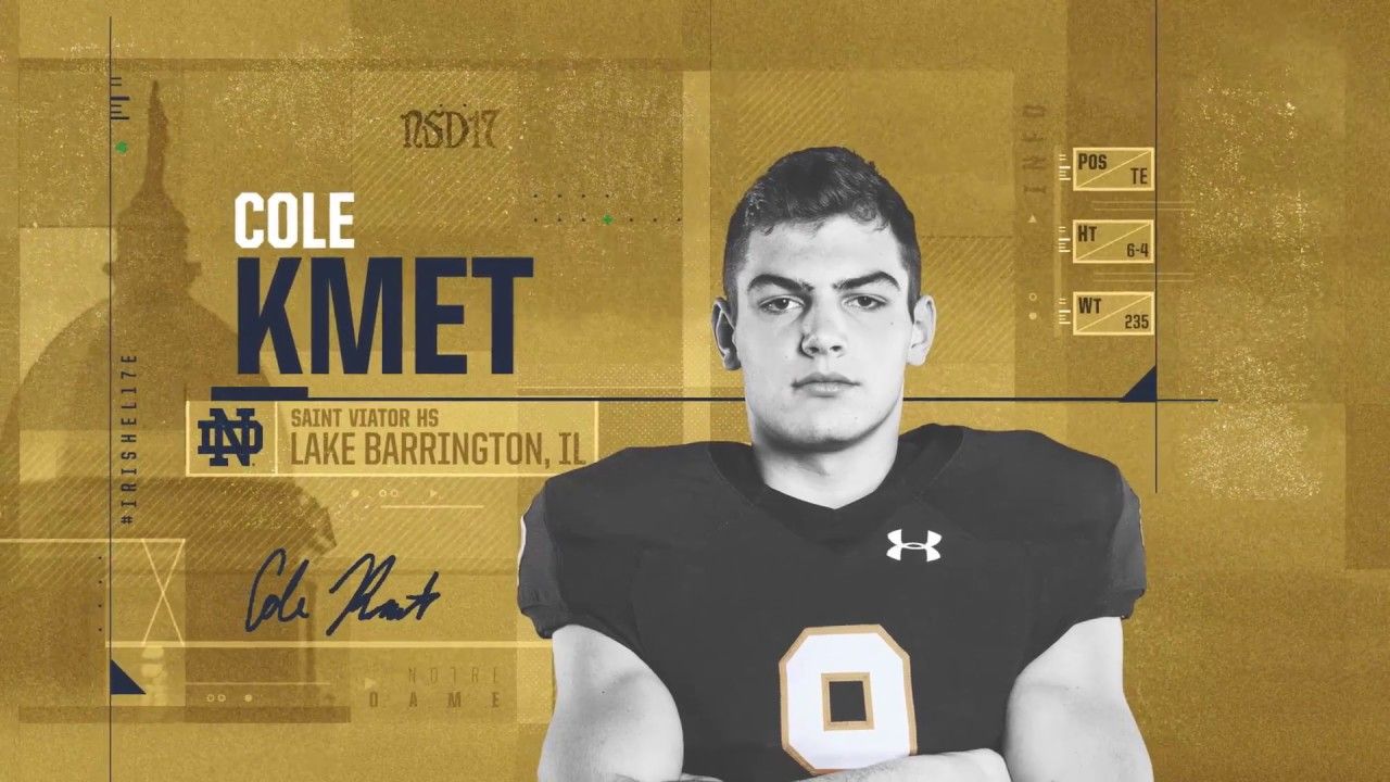 Cole Kmet Highlights - Notre Dame Football - NSD17